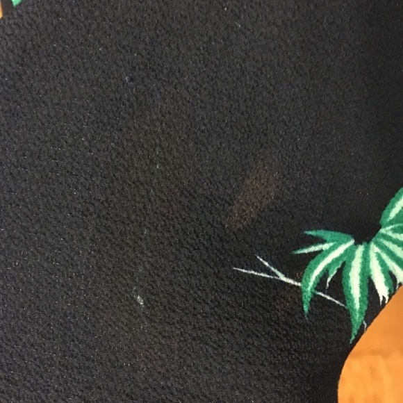 Navy Floral Print Tie Dress - Picture 6 of 7